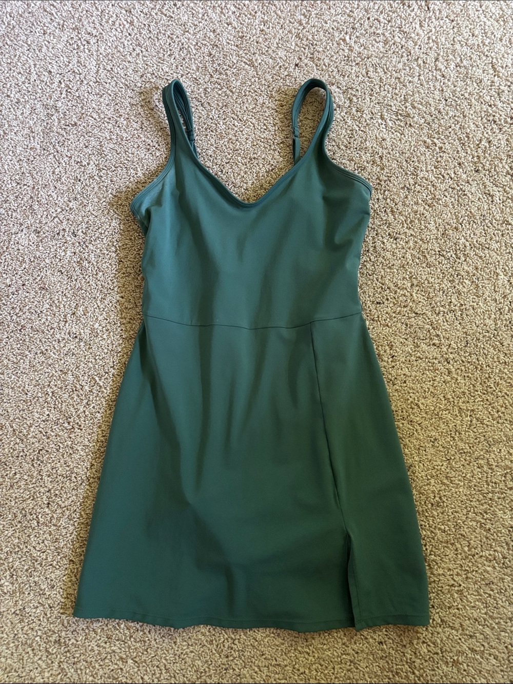 Forest Green Sweetheart Traveler Mini Dress size small